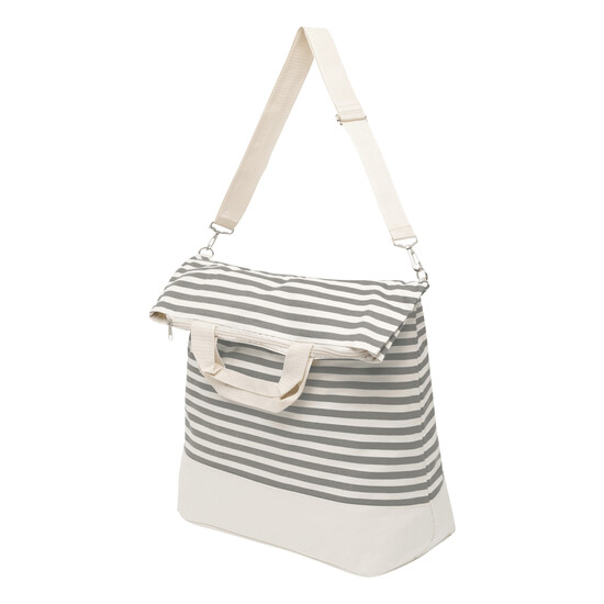 Strandtasche JUIST, beige, grau