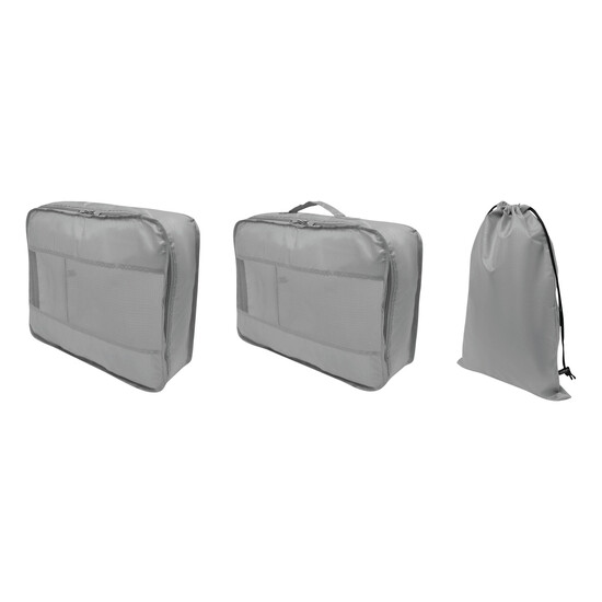 Reise-Set TRAVEL ATTENDANT, 3-teilig, grau