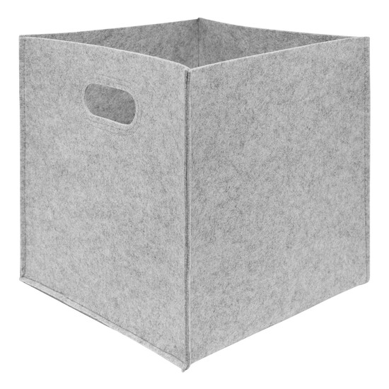 Filz-Aufbewahrungskorb HYGGE, hellgrau