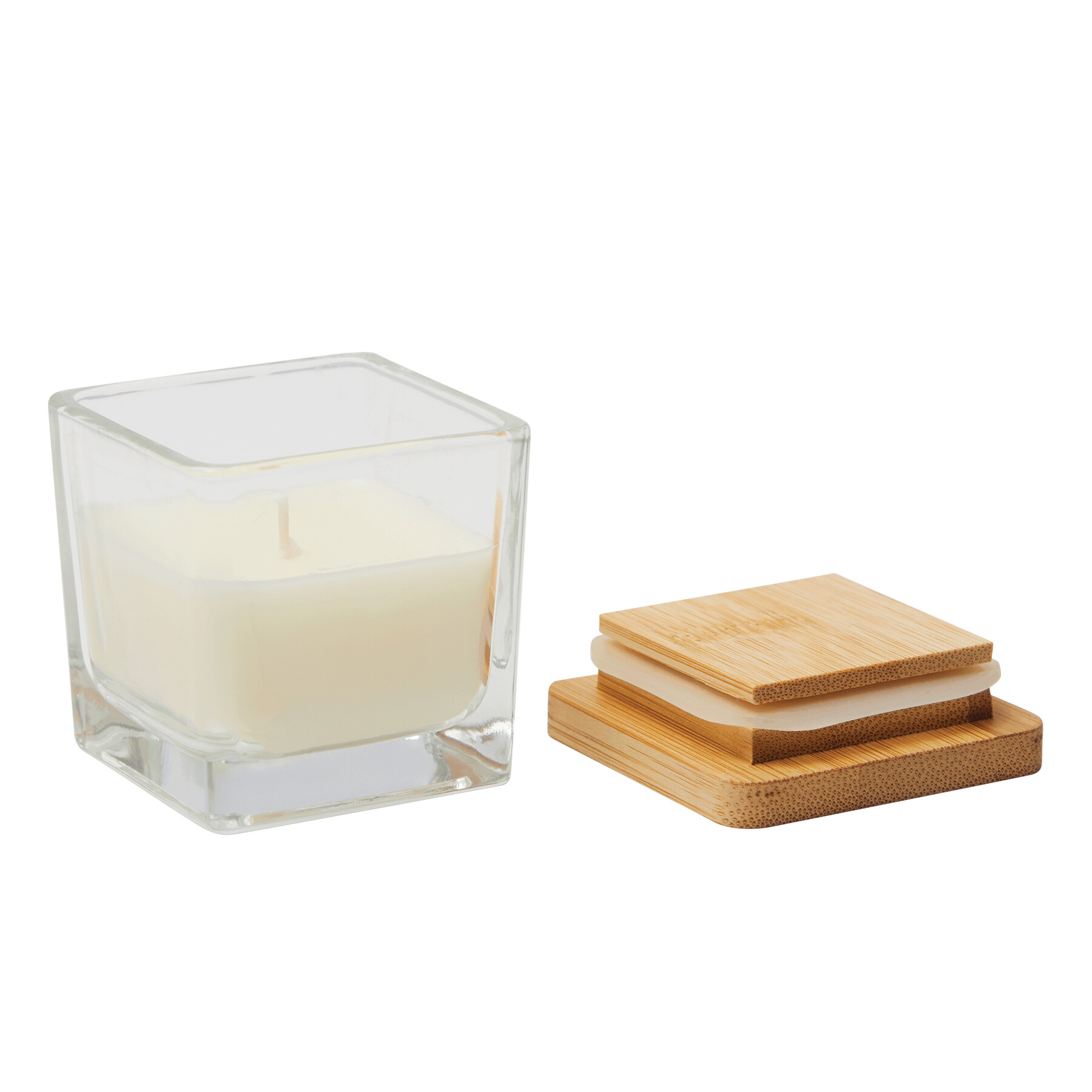 Duftkerze GLOW, weiß / Vanille