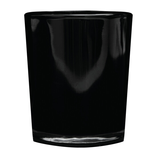 Kerze im Glas SPHERE, schwarz