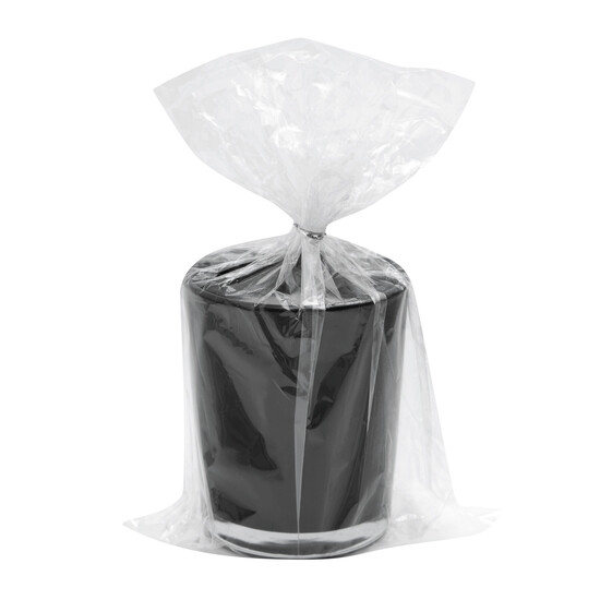 Kerze im Glas SPHERE, schwarz