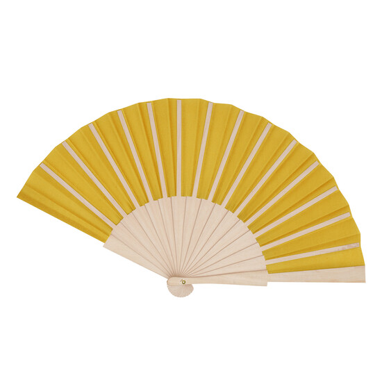 Faltbarer Fächer ECO COOL, gelb