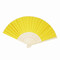 Faltbarer Fächer BAMBOO COOL, gelb