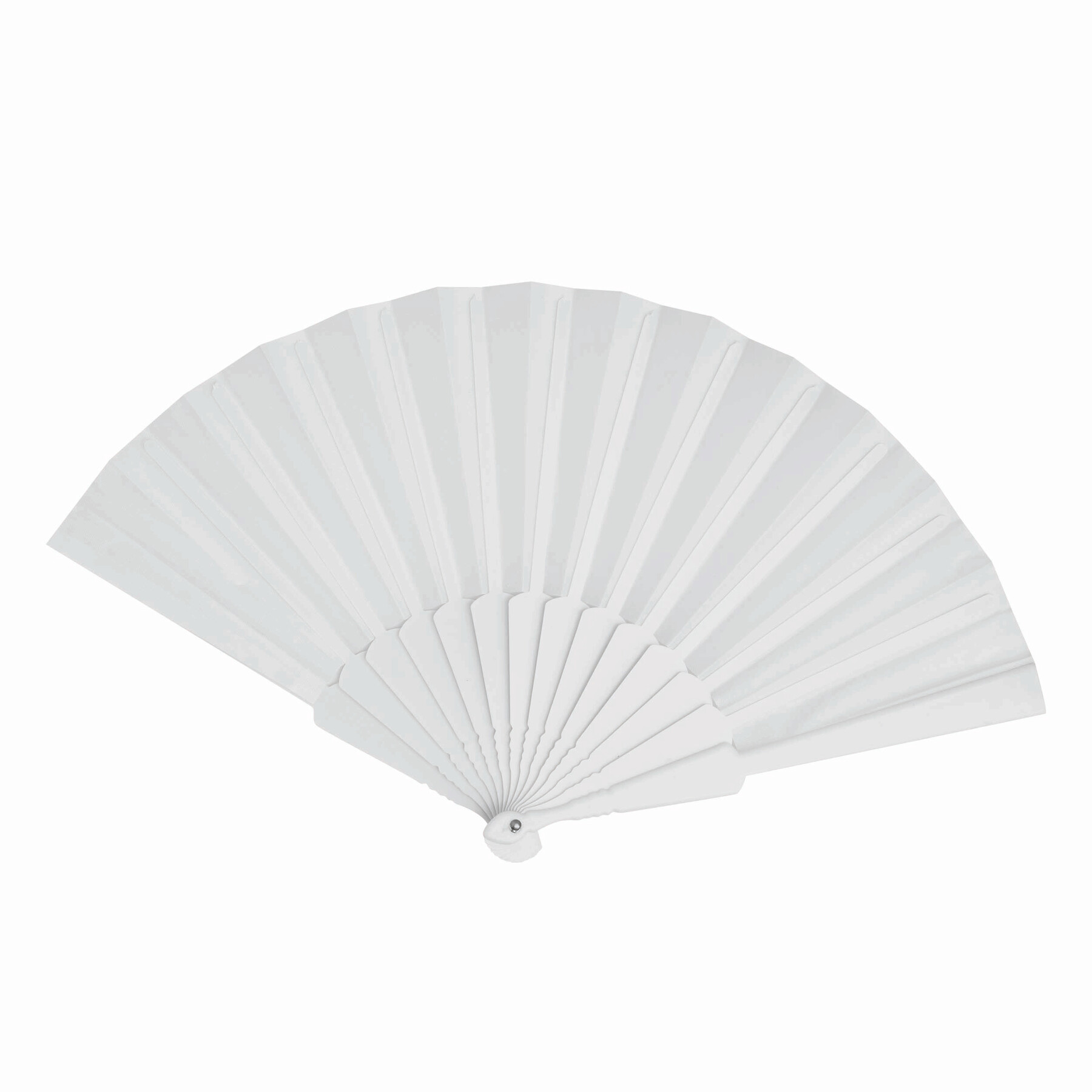 Faltbarer Fächer COOL RPET, weiß