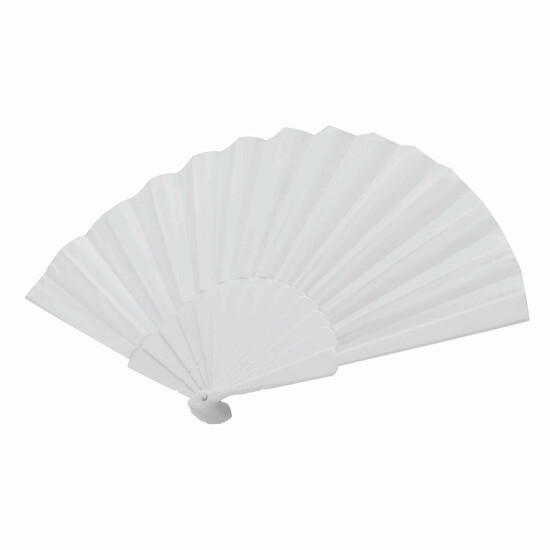 Faltbarer Fächer COOL RPET, weiß