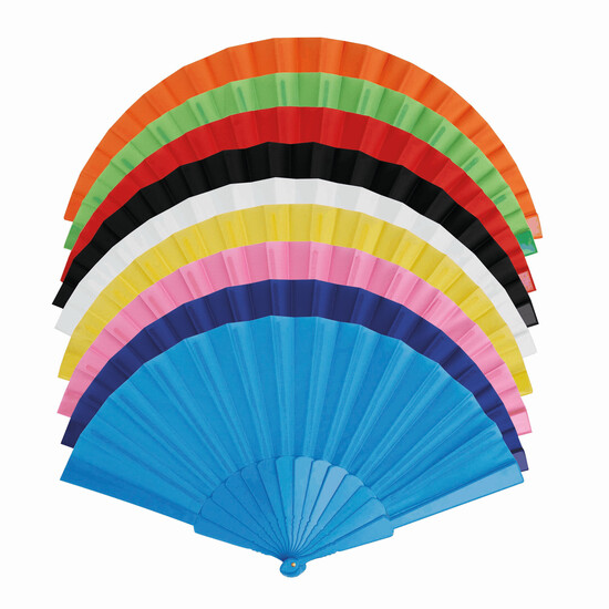 Faltbarer Fächer COOL RPET, hellblau