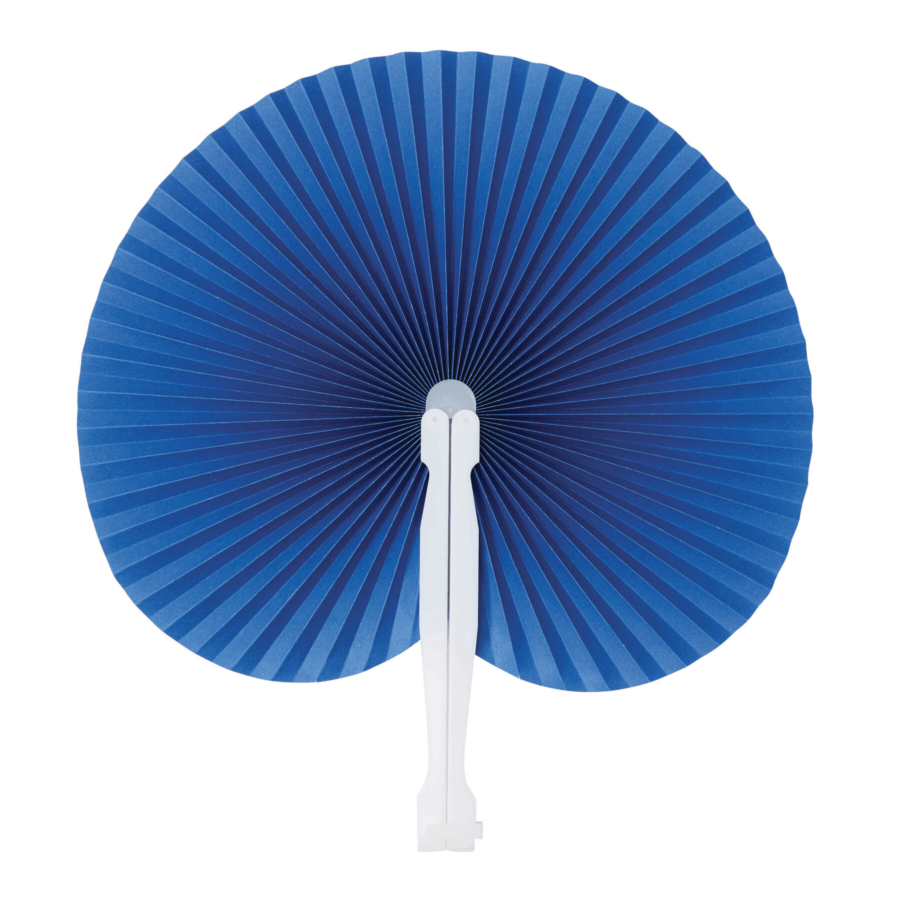 Faltbarer Fächer PEACOCK, dunkelblau