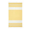 Großes Strandtuch / Saunatuch SUN & STEAM, gelb, weiß