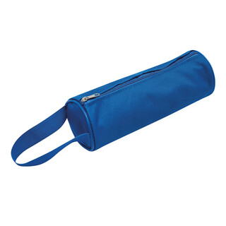 Runde Stiftetasche SCHOOL, blau