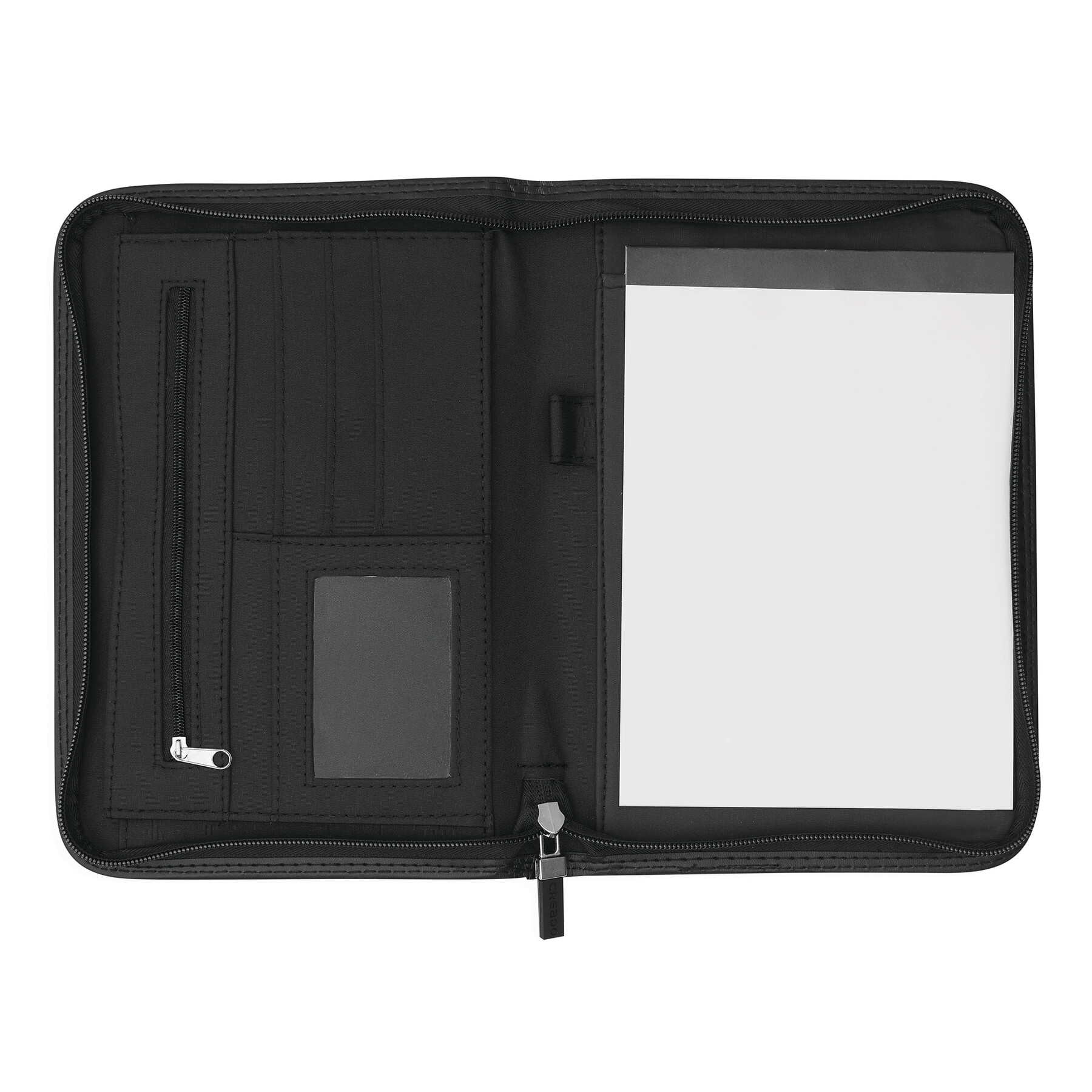 Portfolio CREADO im DIN-A5-Format, schwarz