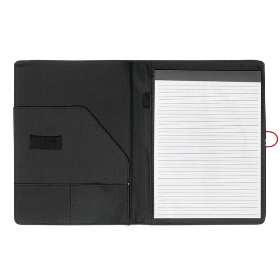 Dokumentenmappe SESSION, rot, schwarz