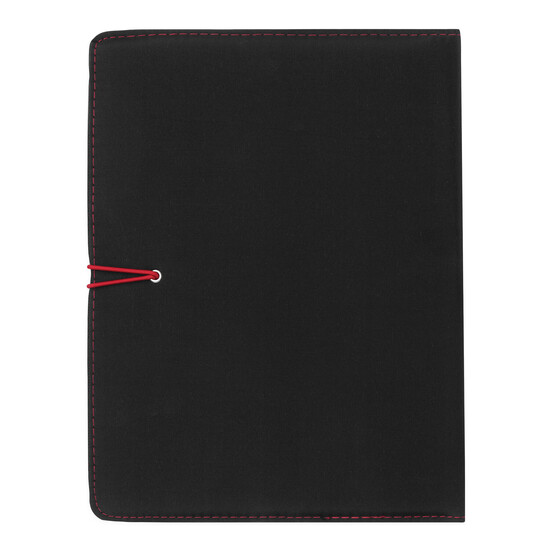 Dokumentenmappe SESSION, rot, schwarz