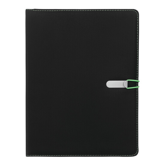Dokumentenmappe SESSION, grün, schwarz
