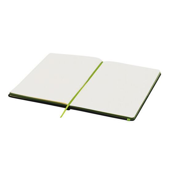 Notizbuch LECTOR im DIN-A5-Format, hellgrün, schwarz
