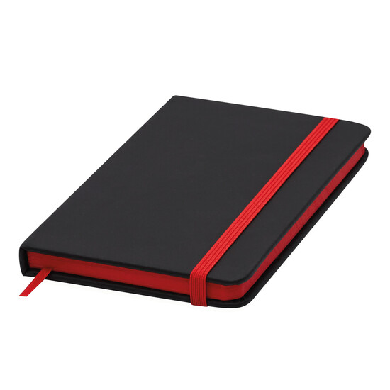 Notizbuch LECTOR im DIN-A6-Format, rot, schwarz