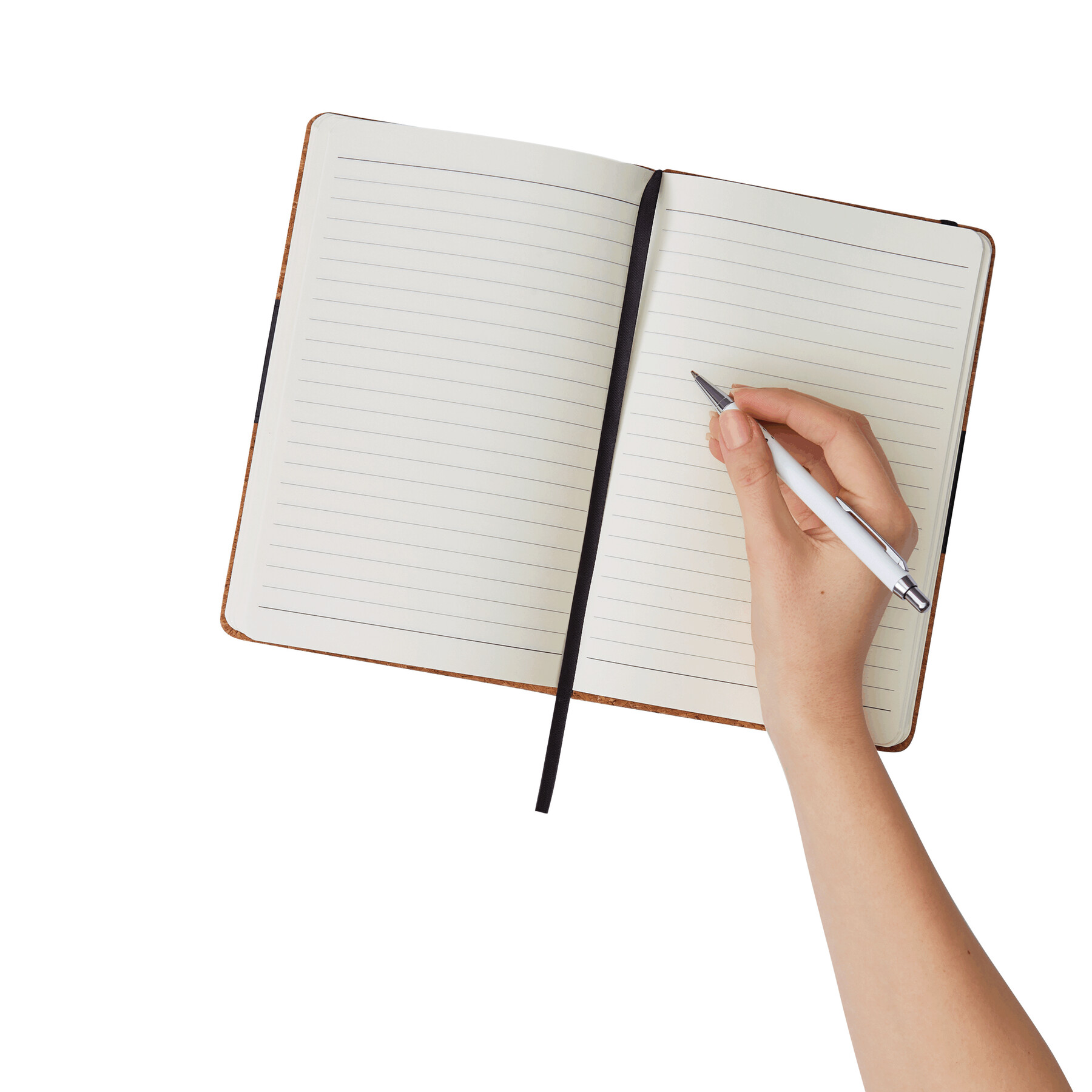 Notizbuch AMBIENCE im DIN-A5-Format, braun, schwarz