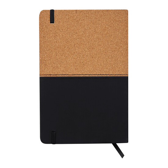 Notizbuch CORKY im DIN-A5-Format, braun, schwarz