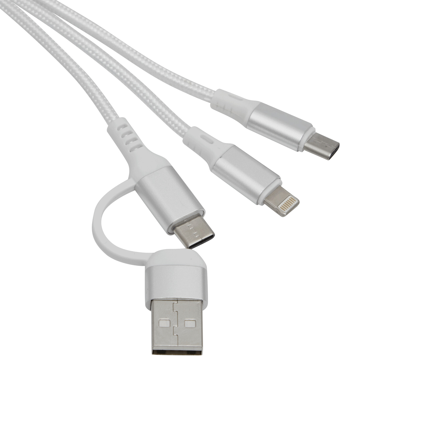 Ladekabel FANTAIL, silber