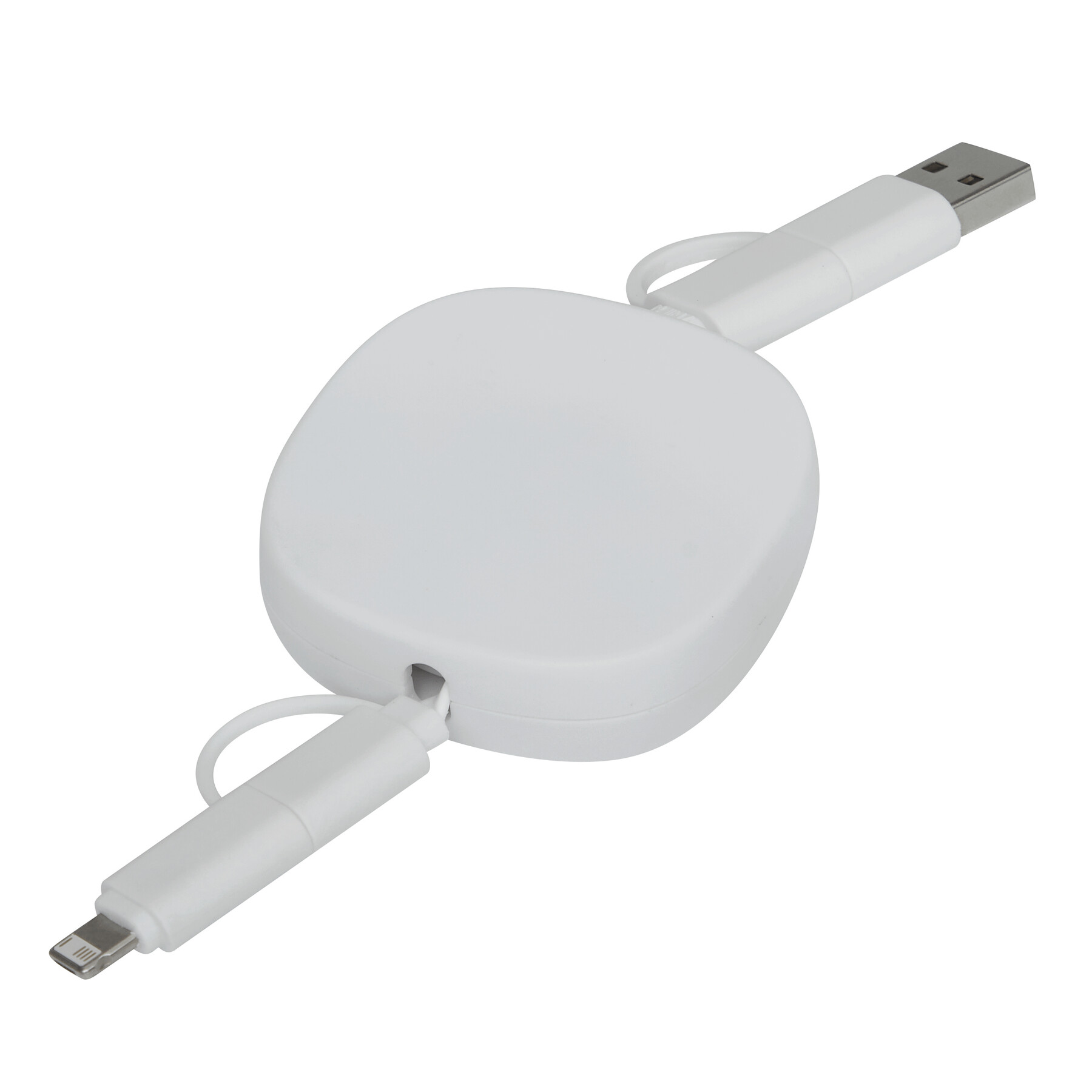Lade- und Datenkabel TRANSFER SQUARE, weiß