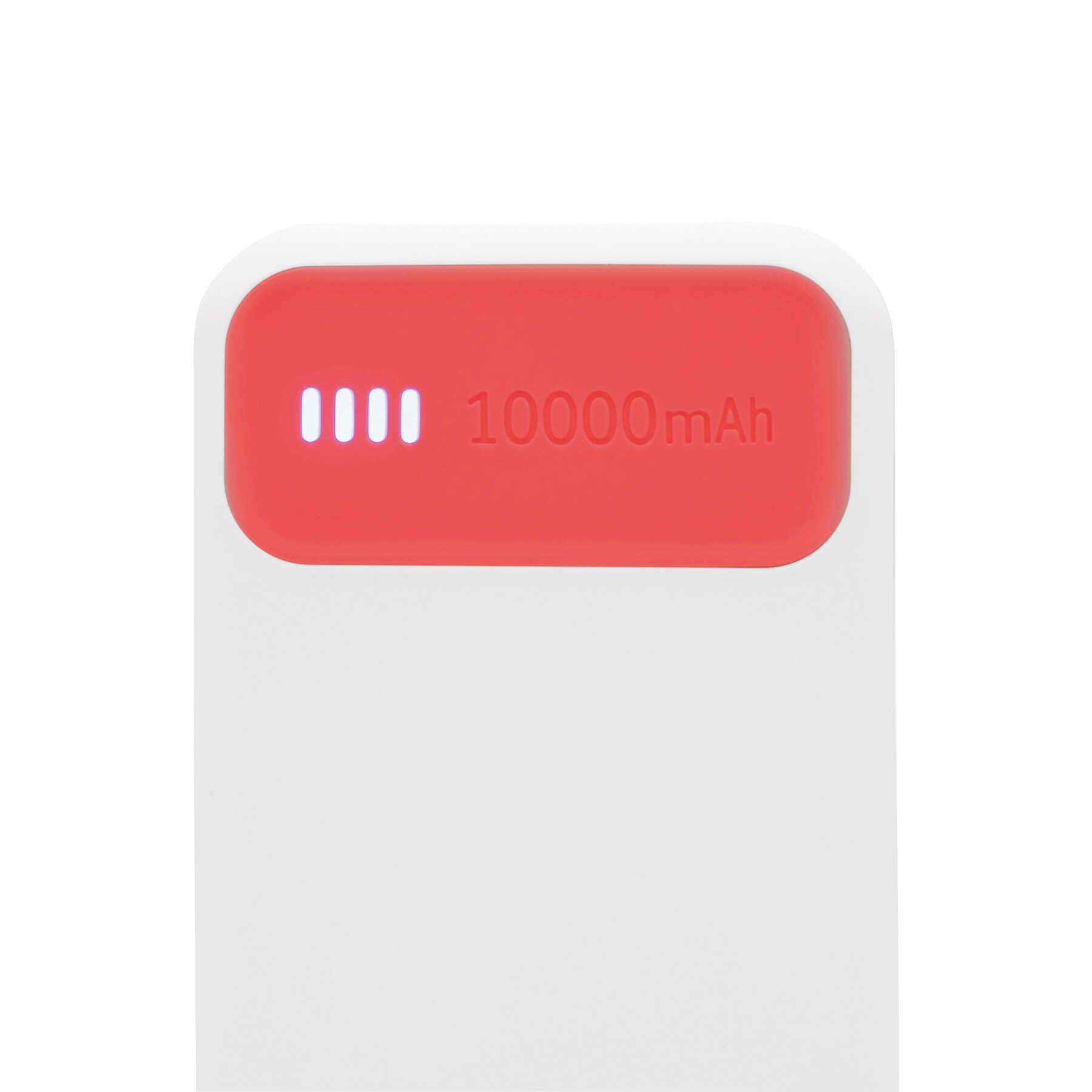 Powerbank SILICON VALLEY, rot, weiß