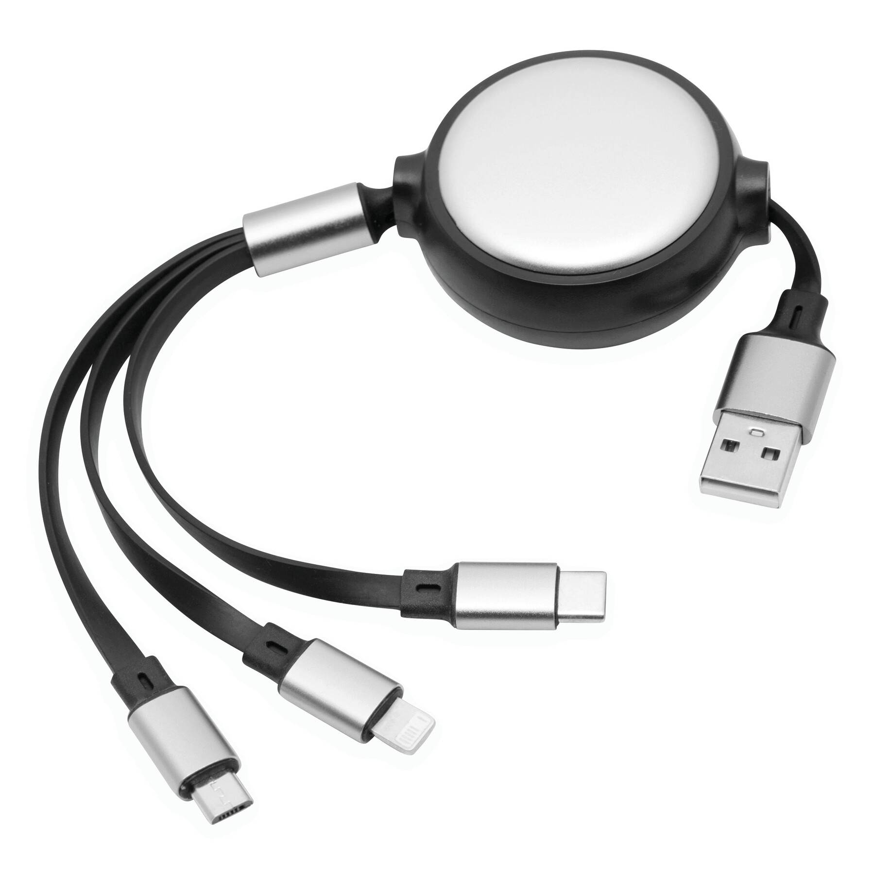 Ladekabel RETRACT, schwarz