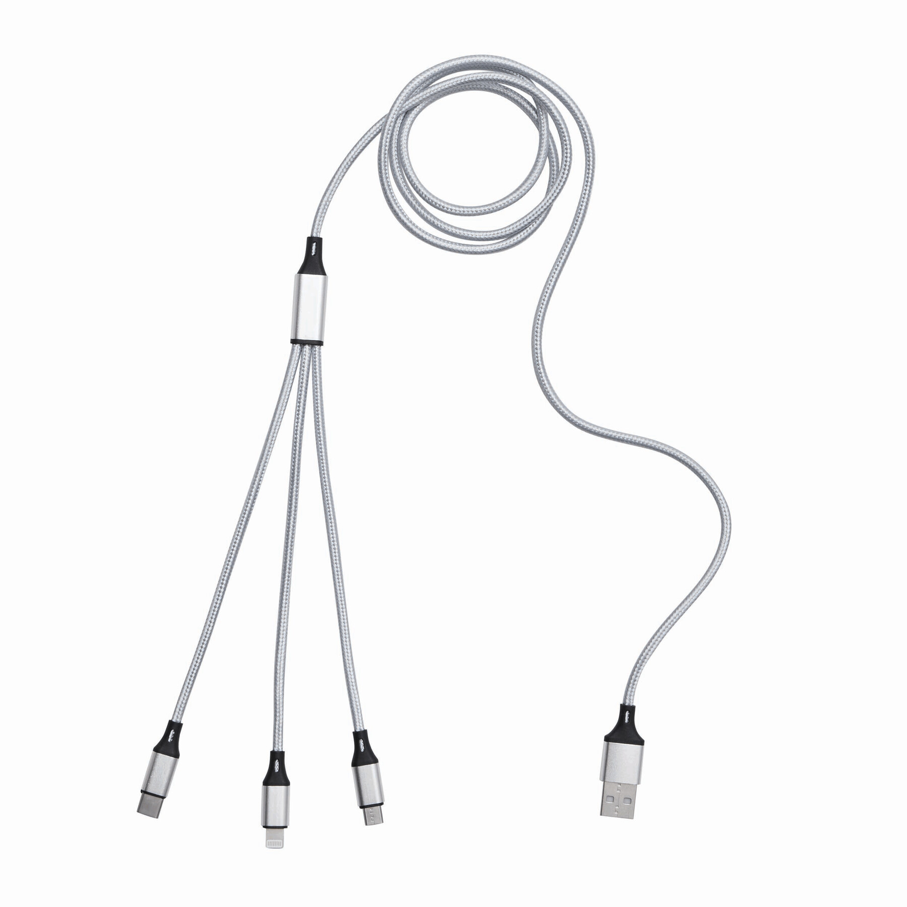 Ladekabel CHARGE DISTANCE, silber