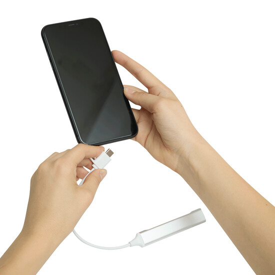 USB Hub NETWORK, silber