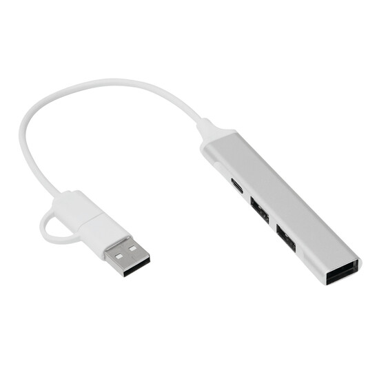 USB Hub NETWORK, silber
