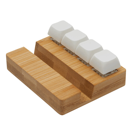 Smartphone-Halter CLICKER, braun, weiß