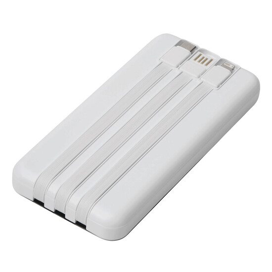 Powerbank POWERSTOCK, weiß