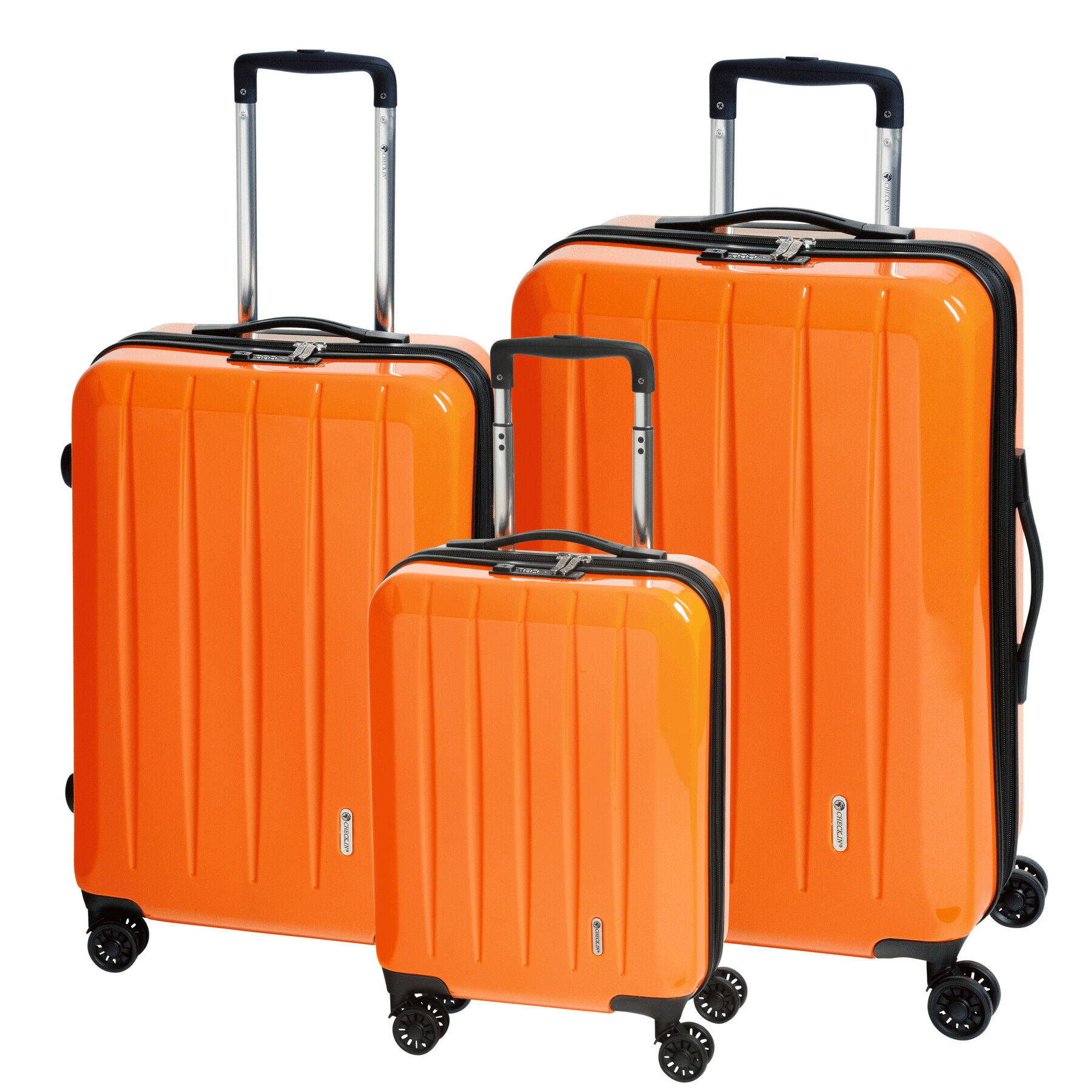 Trolley-Set LONDON 2.0, 3-tlg., orange