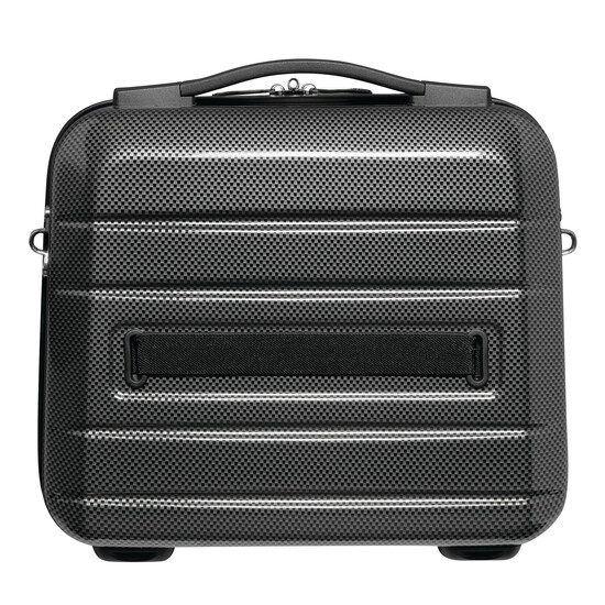 Kosmetikkoffer LONDON 2.0, carbon schwarz