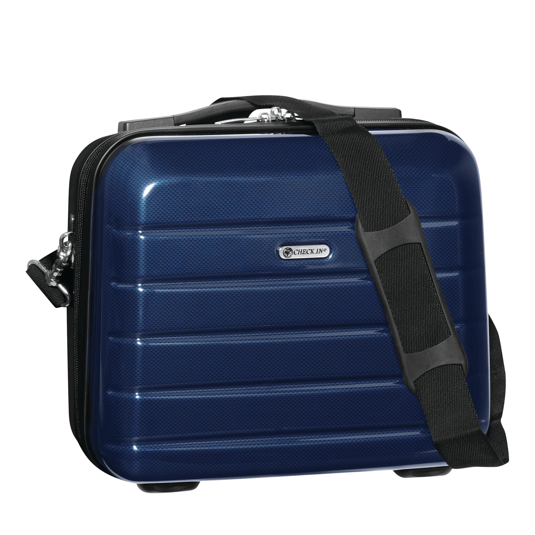 Kosmetikkoffer LONDON 2.0, carbon blau