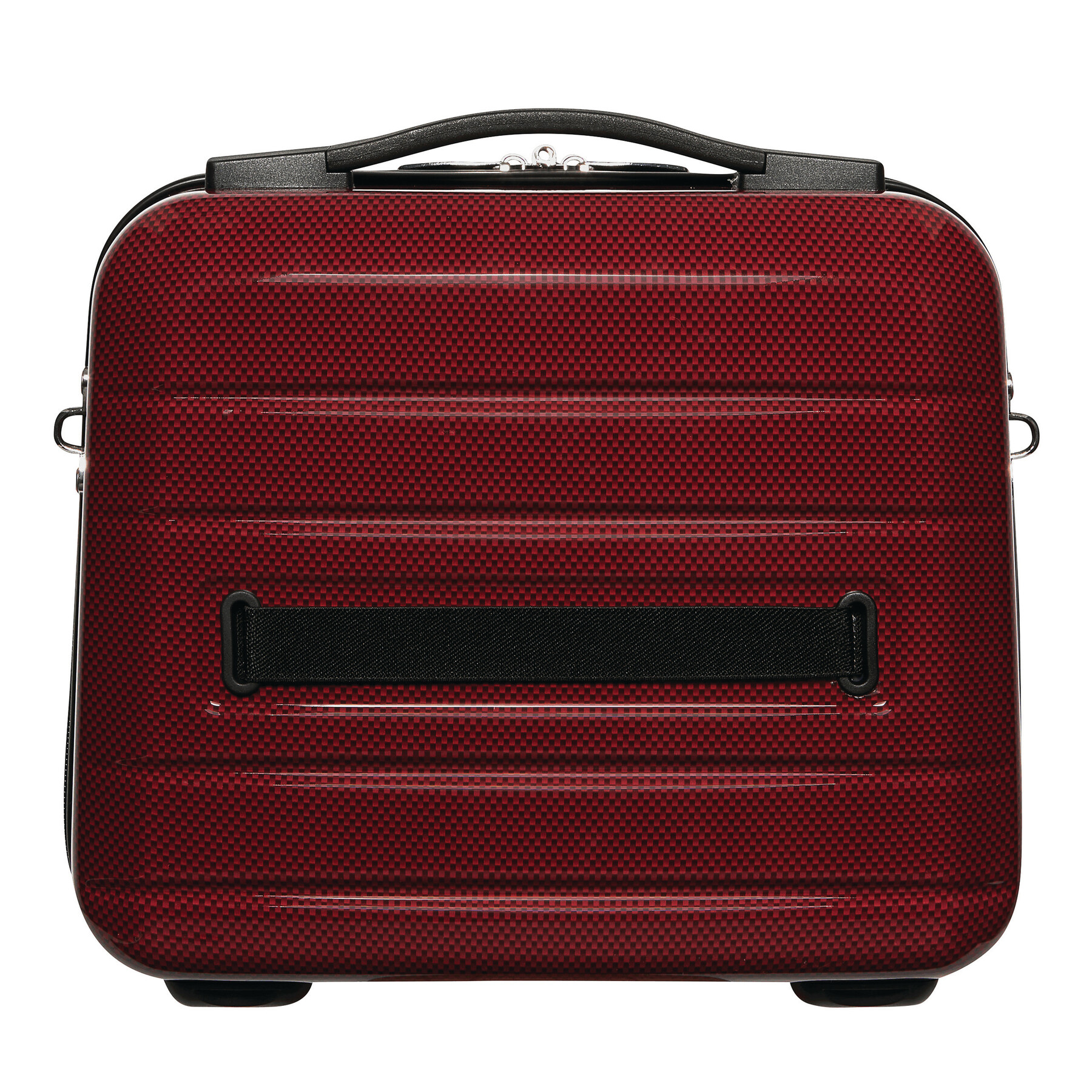 Kosmetikkoffer LONDON 2.0, carbon rot