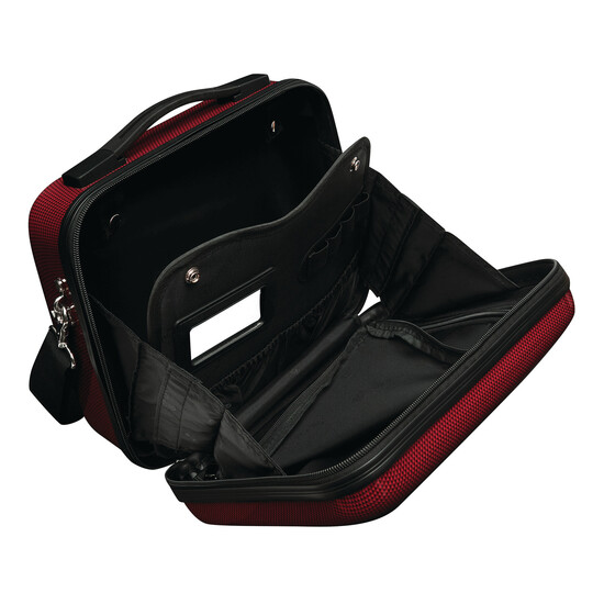 Kosmetikkoffer LONDON 2.0, carbon rot