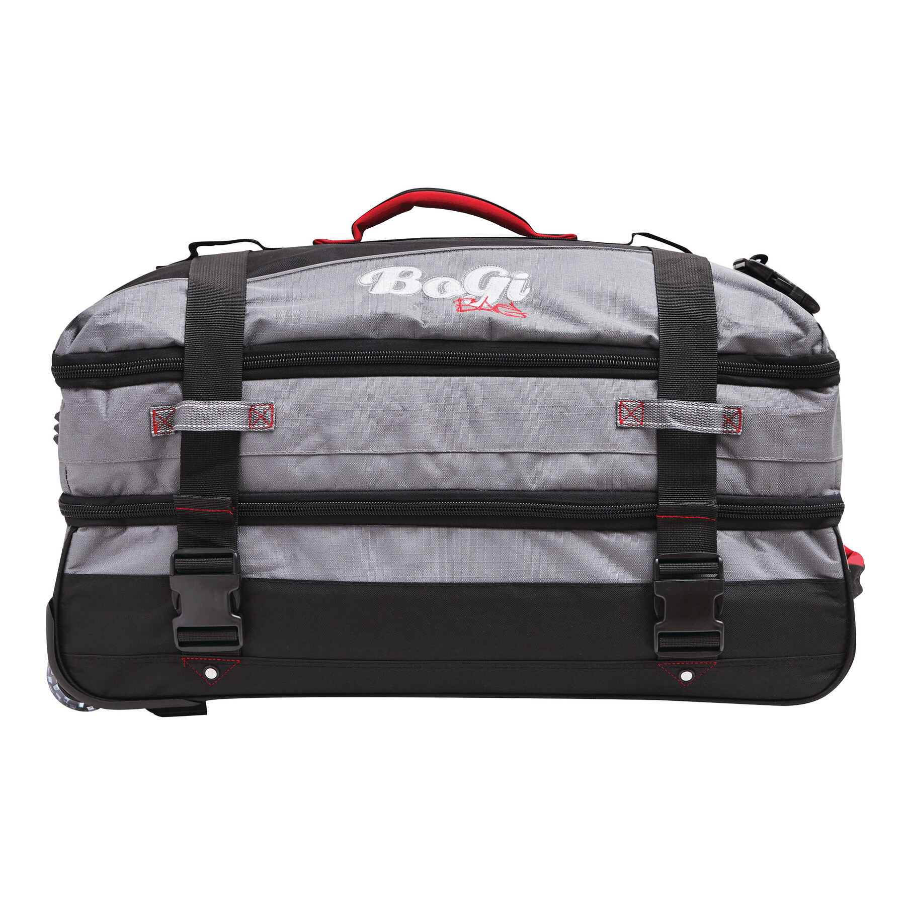 Trolley-Reisetasche BoGi L, grau, schwarz