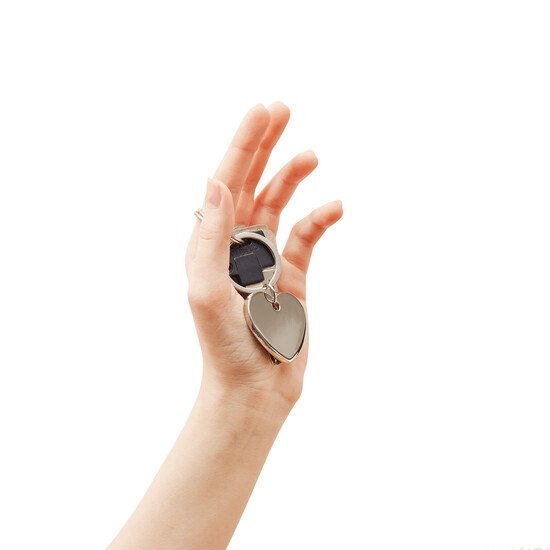 Schlüsselanhänger LOVELY, silber