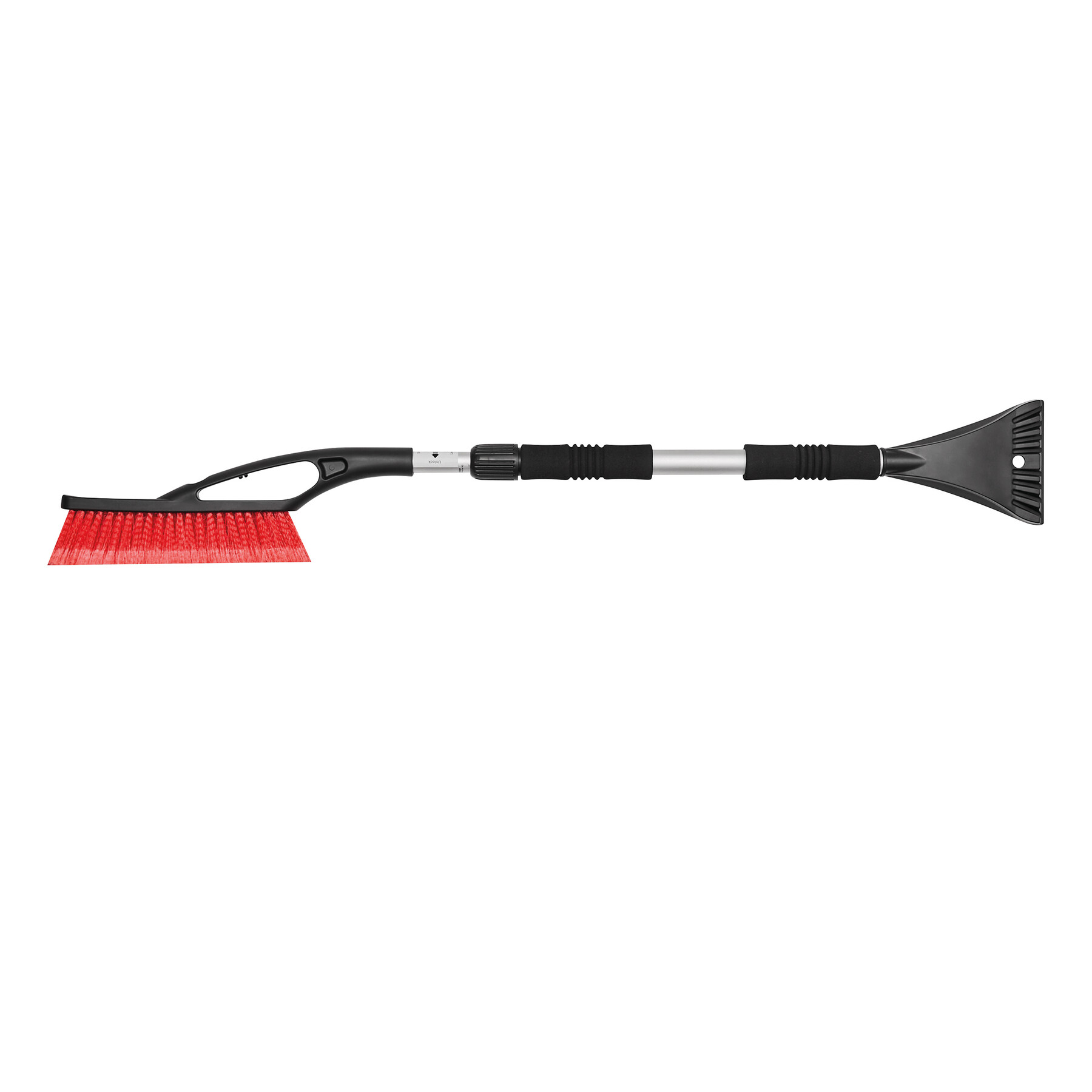 Ausziehbarer Hand-Schneefeger ARCTIC, rot, schwarz