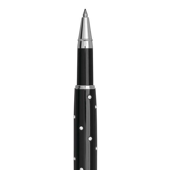 Tintenroller RIGA, schwarz, silber