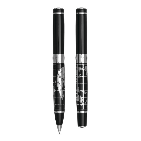 Schreibset INTERCONTINENTAL, schwarz, silber