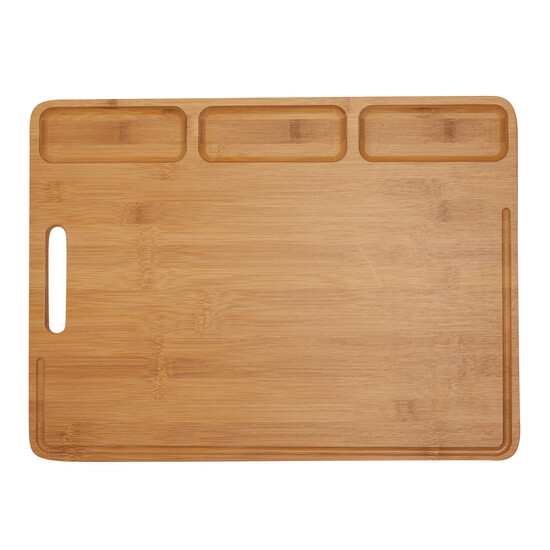 Großes Schneidebrett BAMBOO SERVING, braun