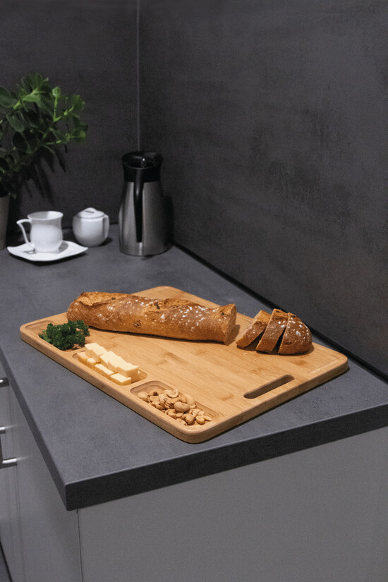 Großes Schneidebrett BAMBOO SERVING, braun