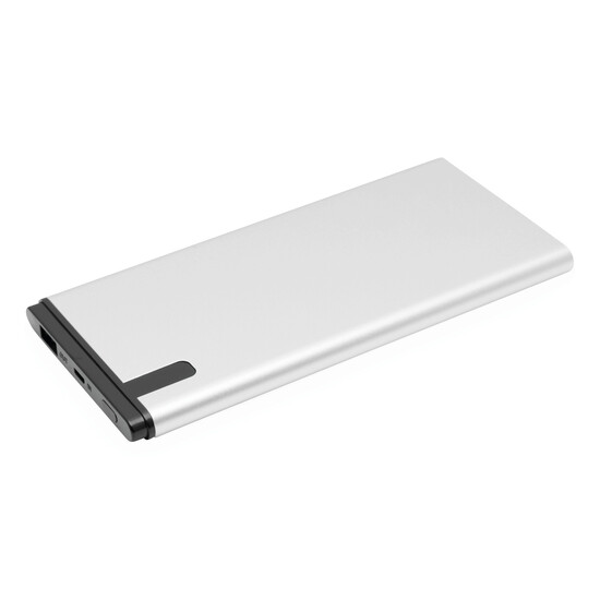 Powerbank INDICATOR, silber