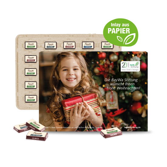 Wand-Adventskalender Sarotti "Business Exklusiv", Inlay aus Papier