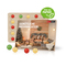 Tisch-Adventskalender mit Fairtrade® Schokolade, Inlay aus Papier