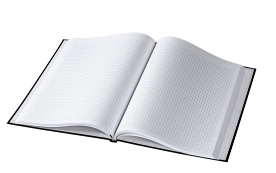 Notizbuch Office A4, silber