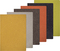 Notizheft Earth Tone A5, orange (curcuma), Naturpapier