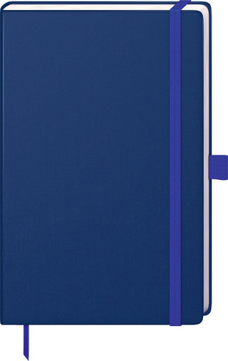 Notizbuch "Kompagnon Nature" ca. A5, royalblau, Naturpapiereinband