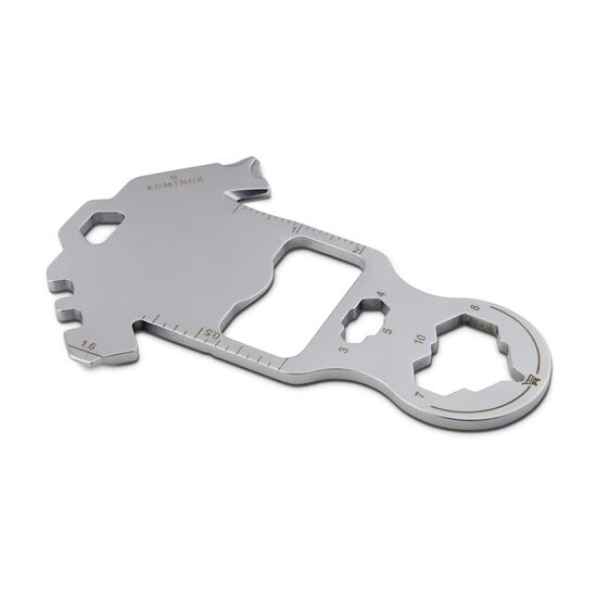 Das Key Tool kommt in einem „Merry Christmas”-Mäppchen inkl. Funktionsbeschreibung. „An die Werkzeuge, fertig, los“!